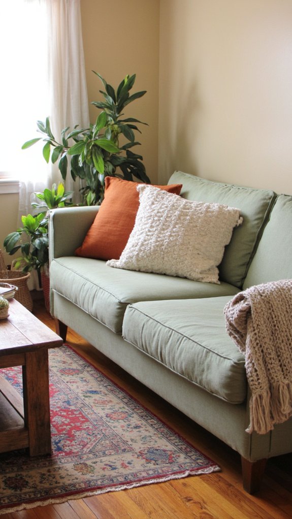 colorful creative sofa styling