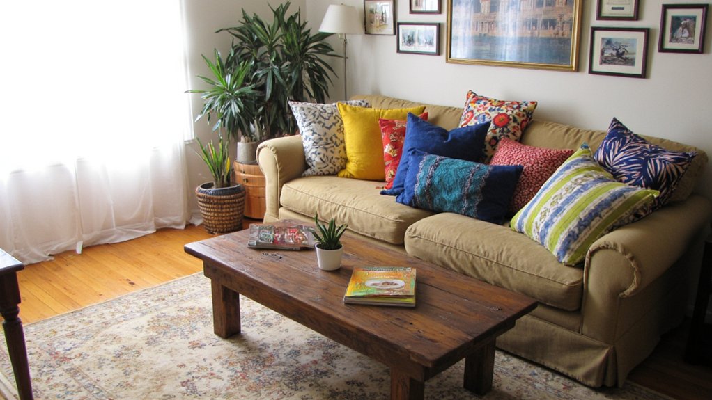 colorful sofa pillow inspiration