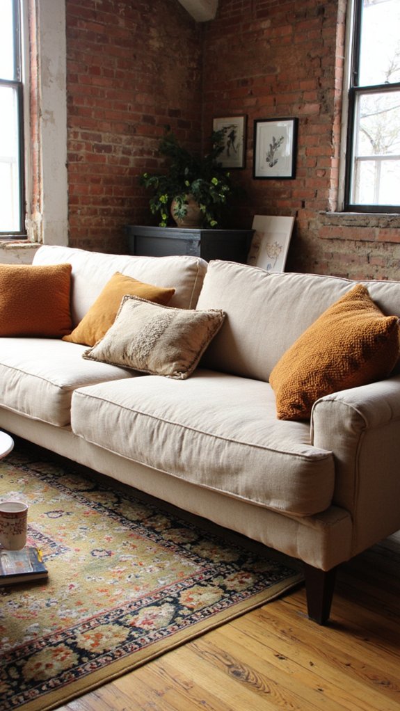 comfortable cozy living space