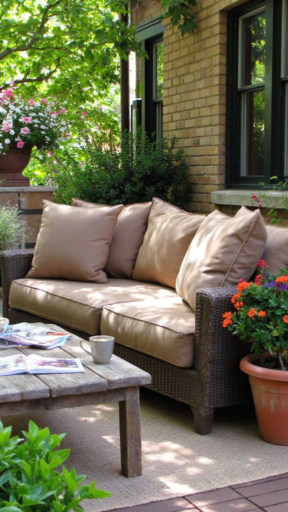 comfortable outdoor seating solution