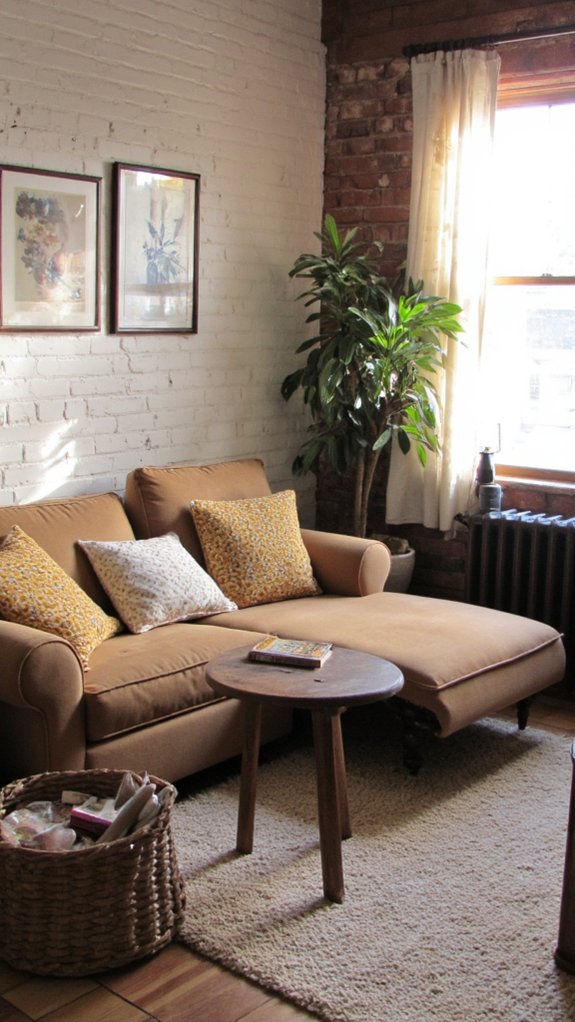 comfortable sleek reclining sofa