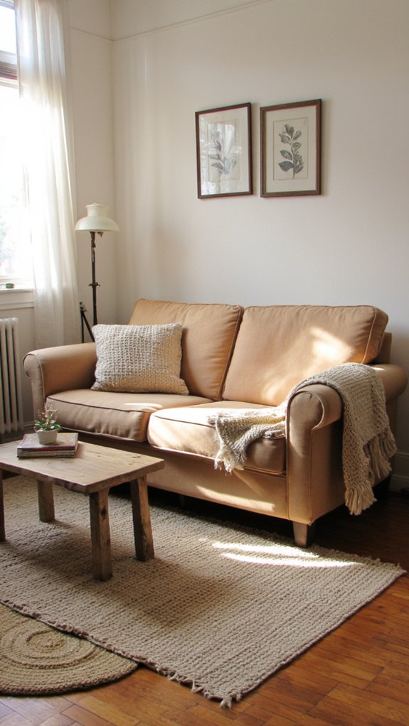 comfortable small space seating