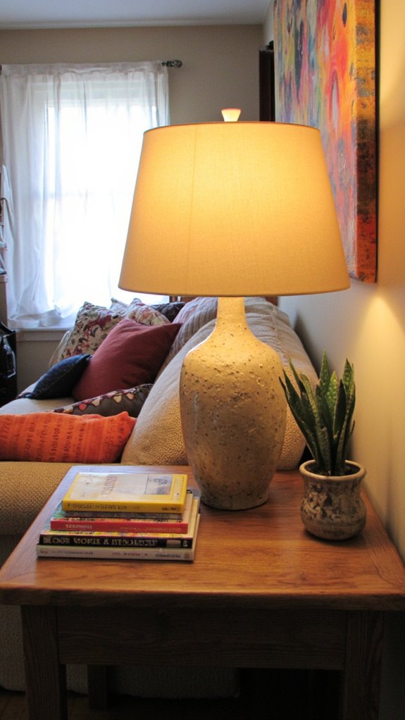 cozy atmosphere with lighting