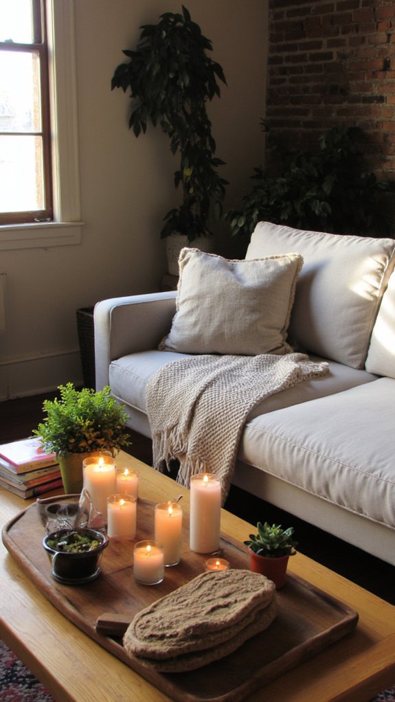 cozy candlelit ambiance creation