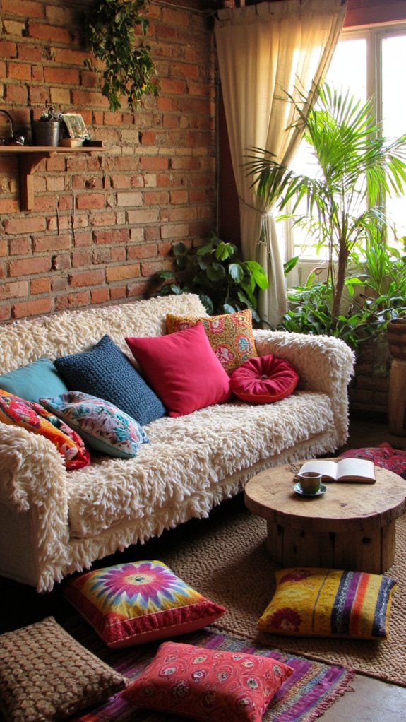 cozy casual seating arrangement