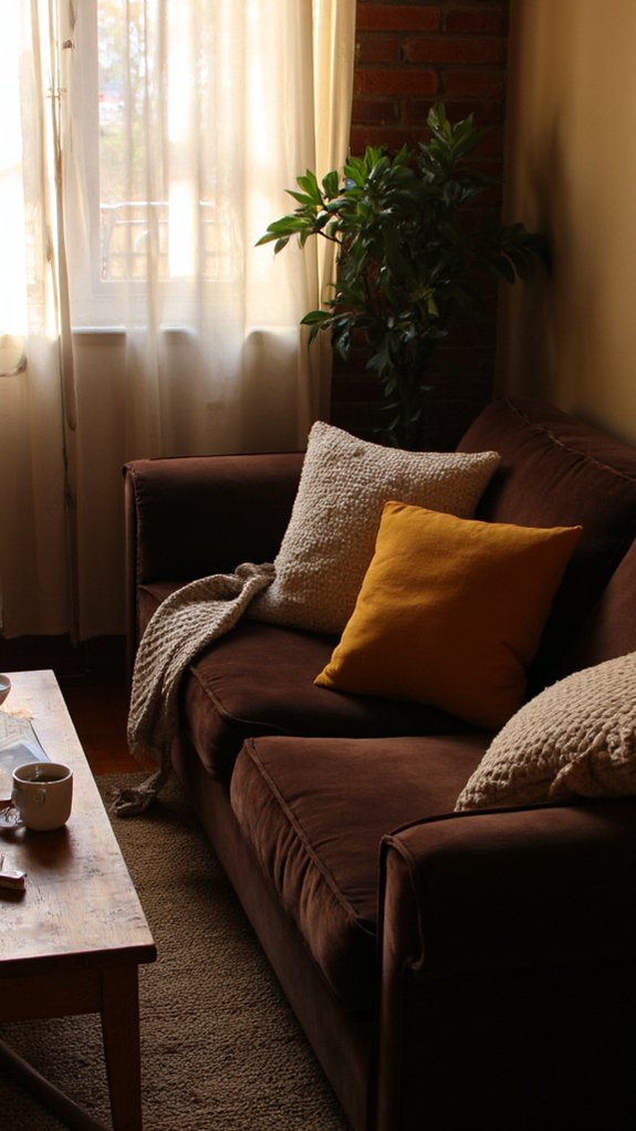 cozy chocolate velvet retreat