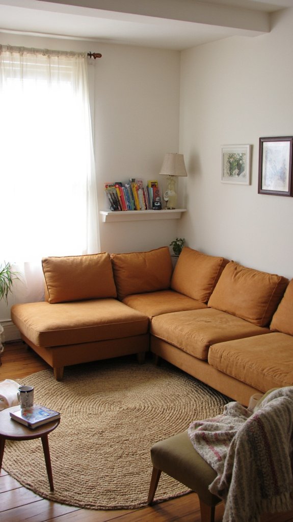 cozy conversational seating arrangement