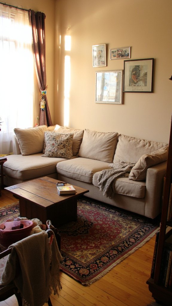 cozy corner seating solution