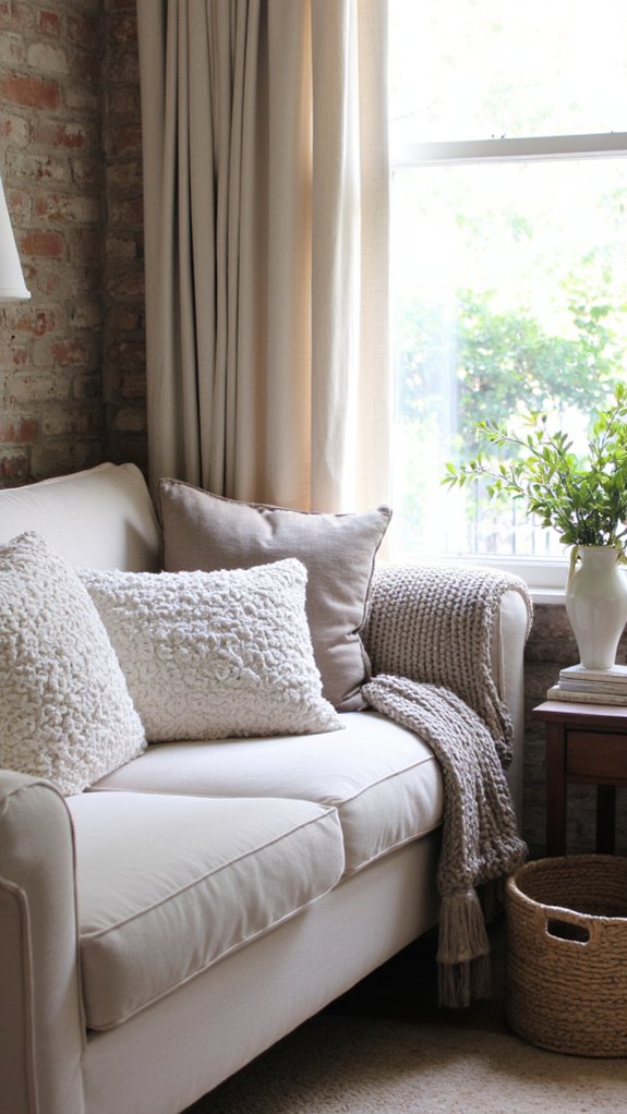 cozy corner with comfort