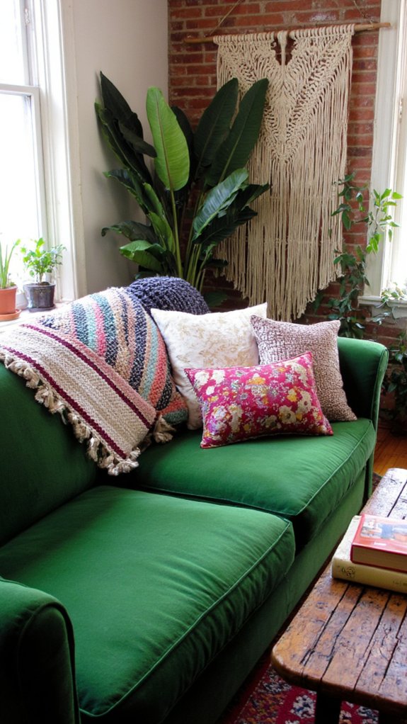 cozy eclectic bohemian style