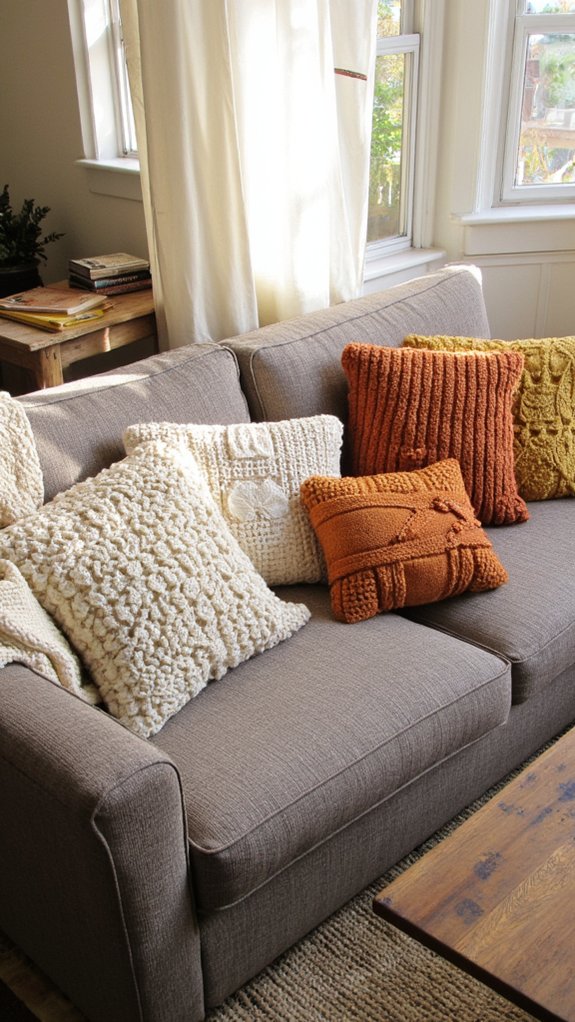 cozy elegance through textured knits