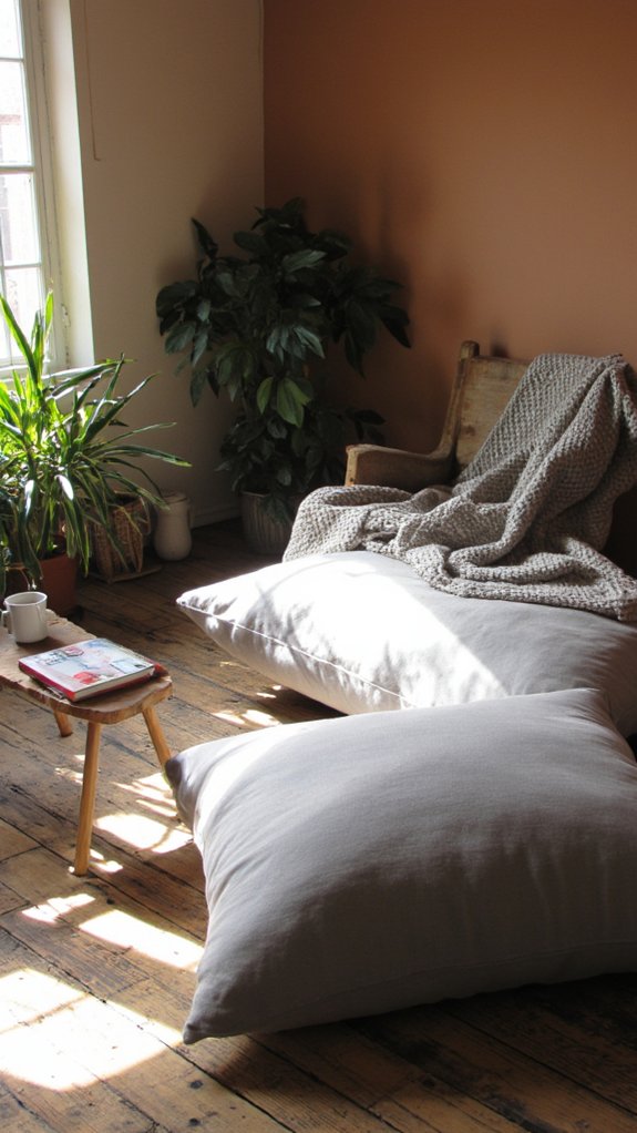 cozy elegant oversized cushions