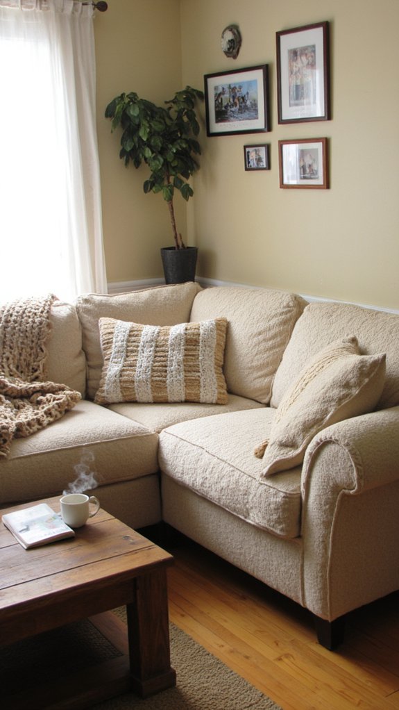 cozy family gathering space