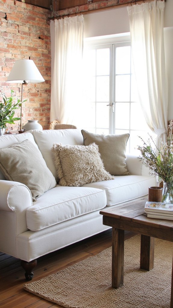 cozy farmhouse living retreat