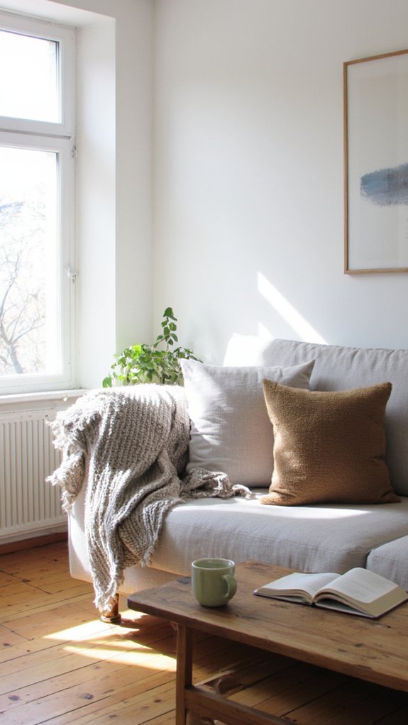 cozy functional serene design