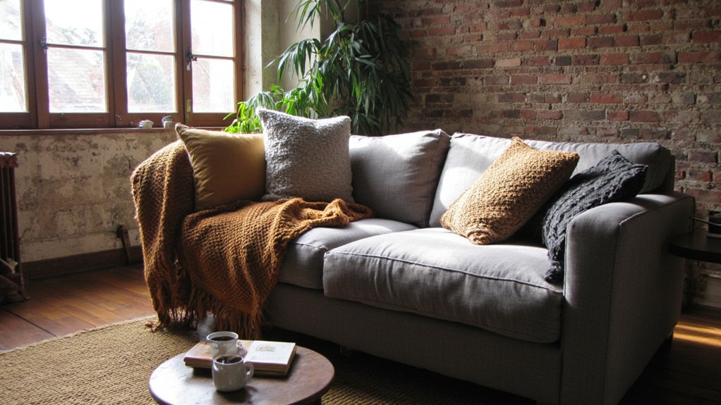 cozy grey sofa inspirations