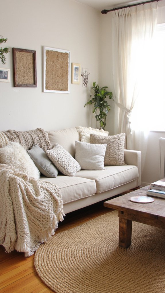 cozy layered texture elements