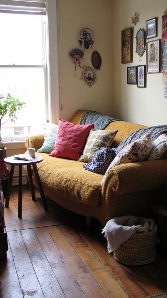 cozy loveseat corner retreat