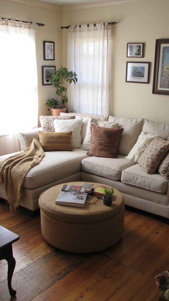 cozy multifunctional sectional seating