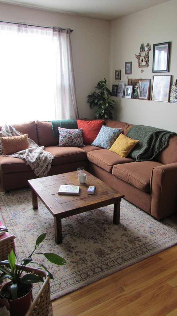 cozy nook with pillows