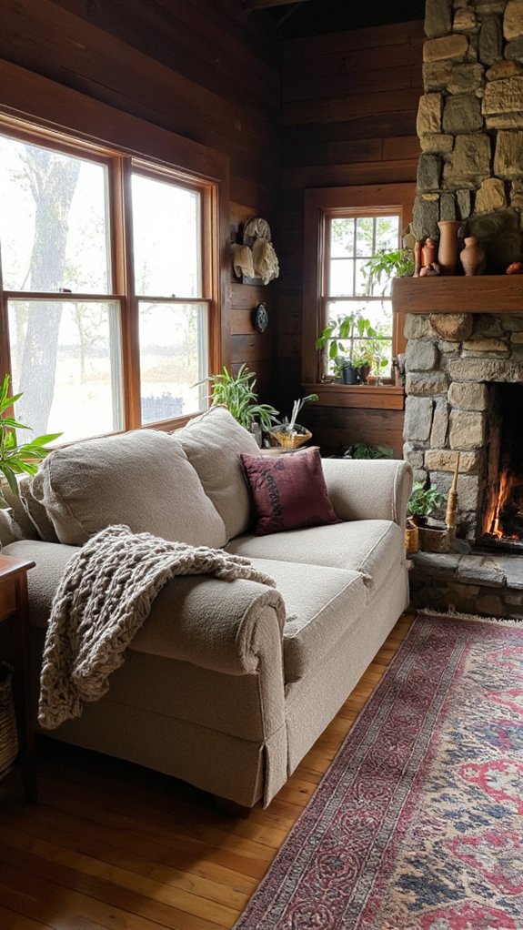 cozy rustic farmhouse retreat