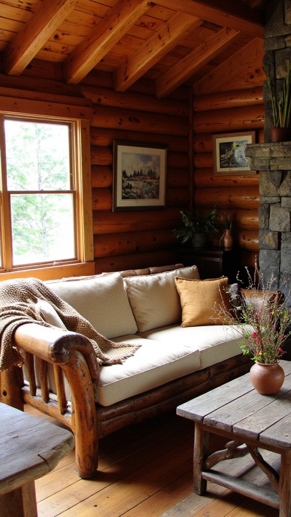 cozy rustic mountain retreat