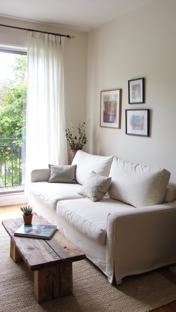 cozy scandinavian sectional seating