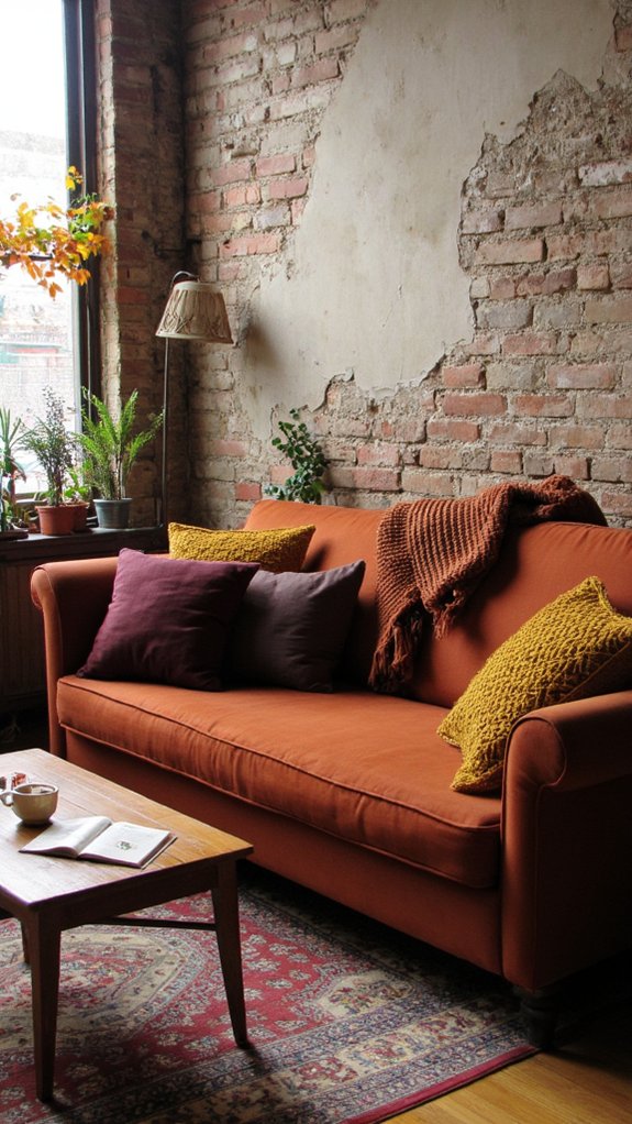 cozy seating and greenery