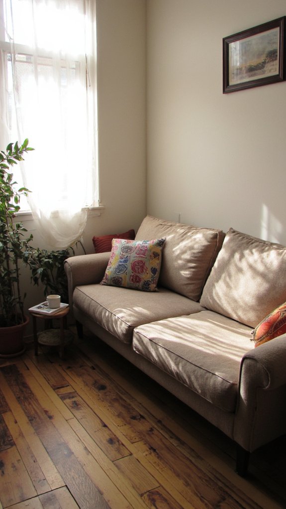 cozy seating for apartments