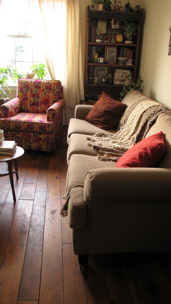 cozy sofa chair arrangement