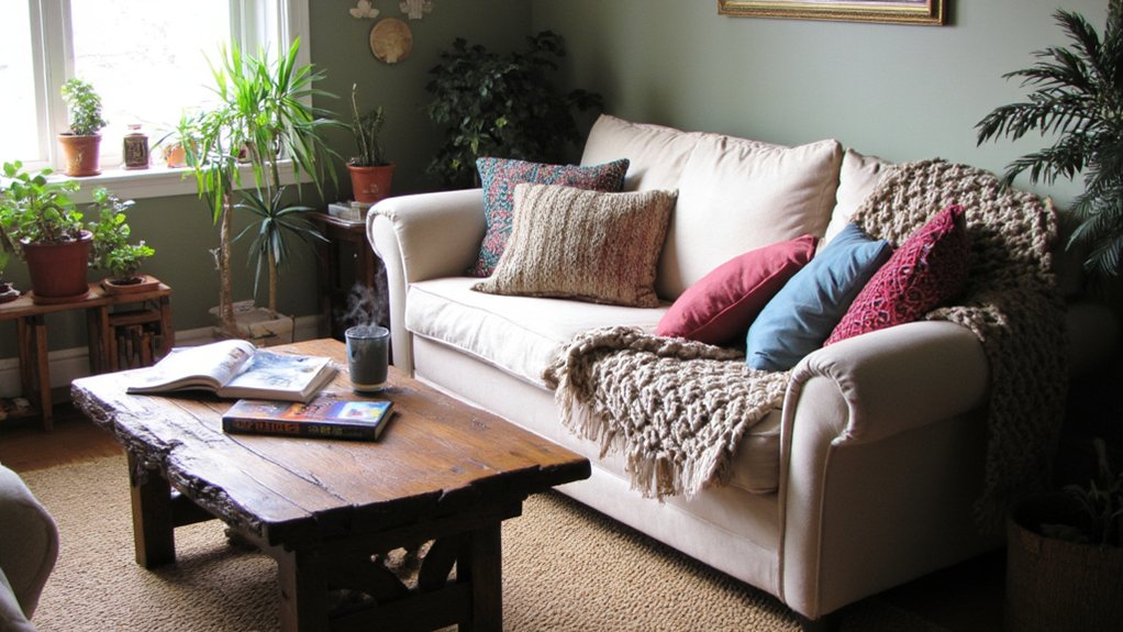 cozy sofa styling inspiration