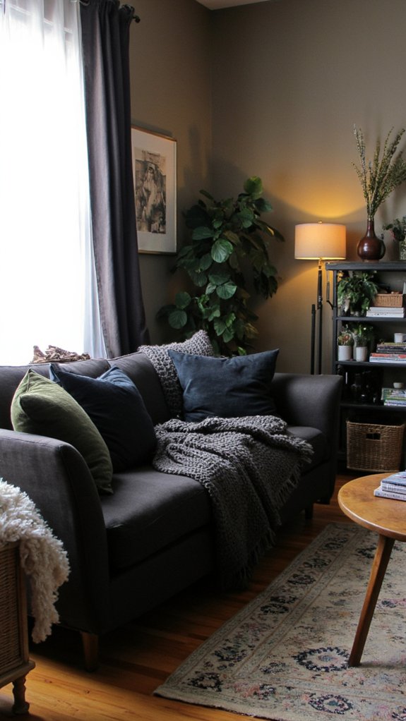 cozy textured living room