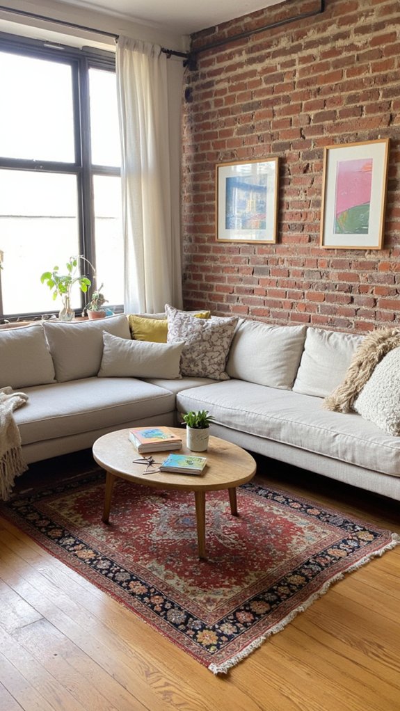 cozy u shaped seating arrangement