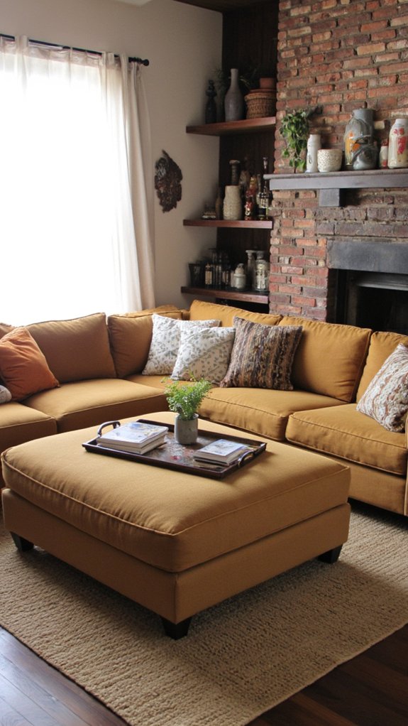 cozy versatile sectional seating