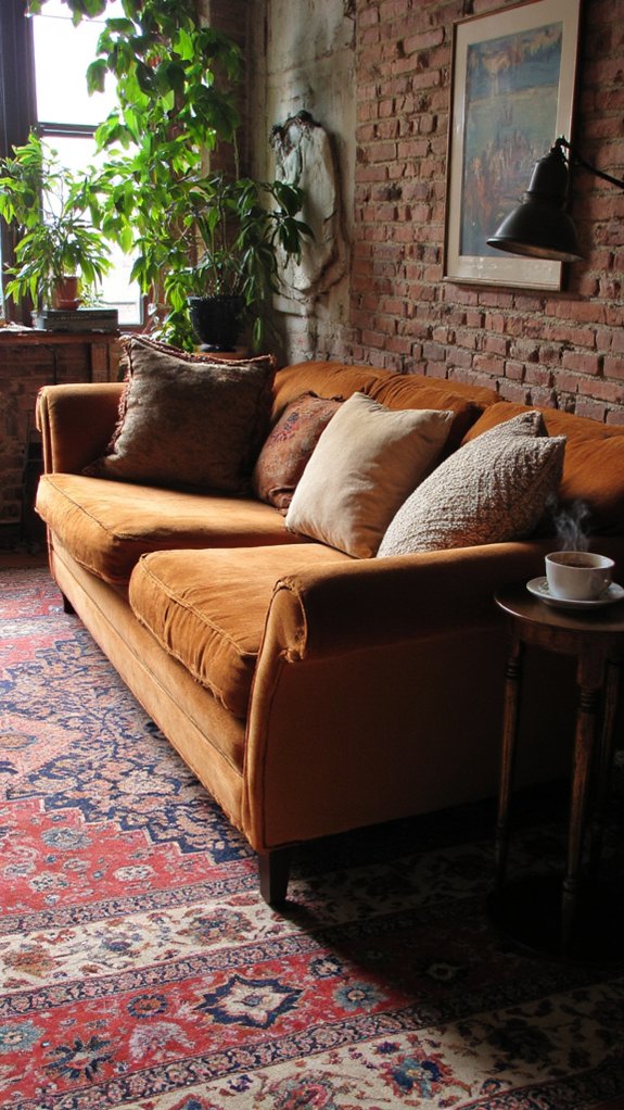 cozy vintage decor style