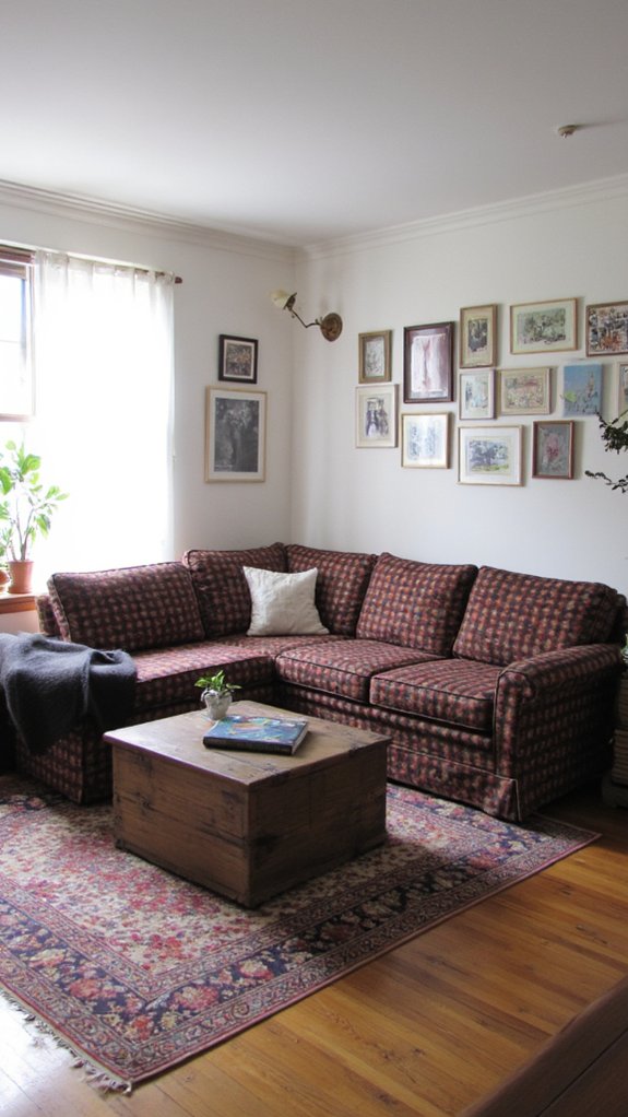 creative l shaped sofa arrangements