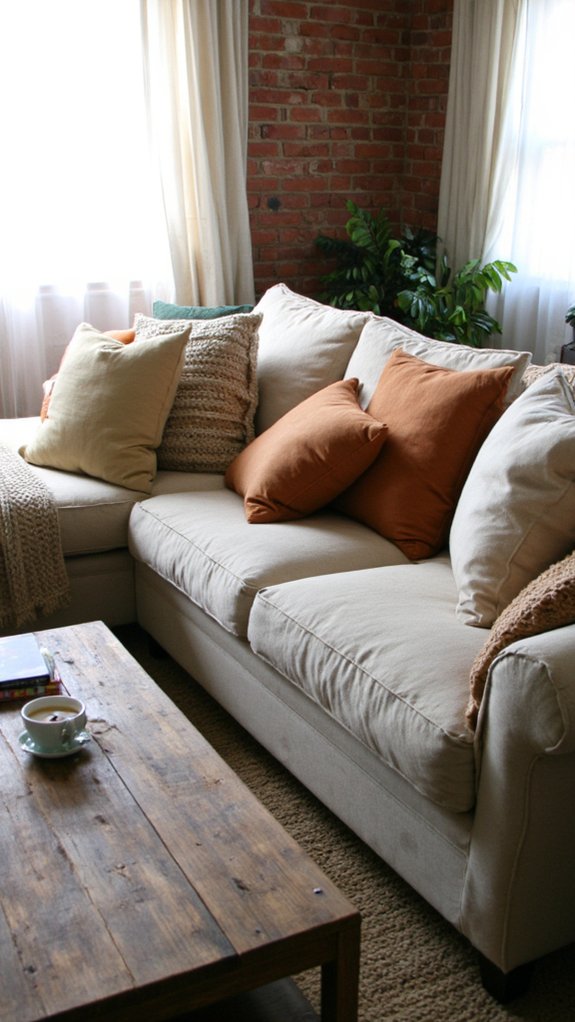 cushion arrangement for comfort