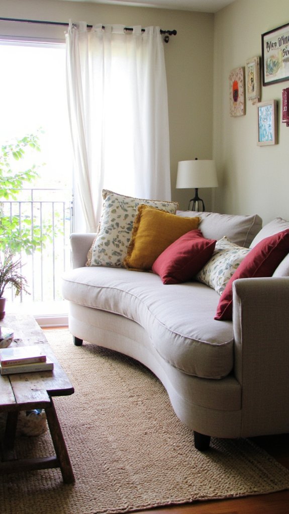 customizable curved sofa options