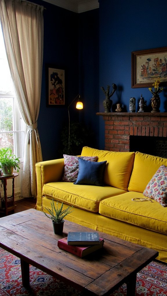 deep hues create contrast