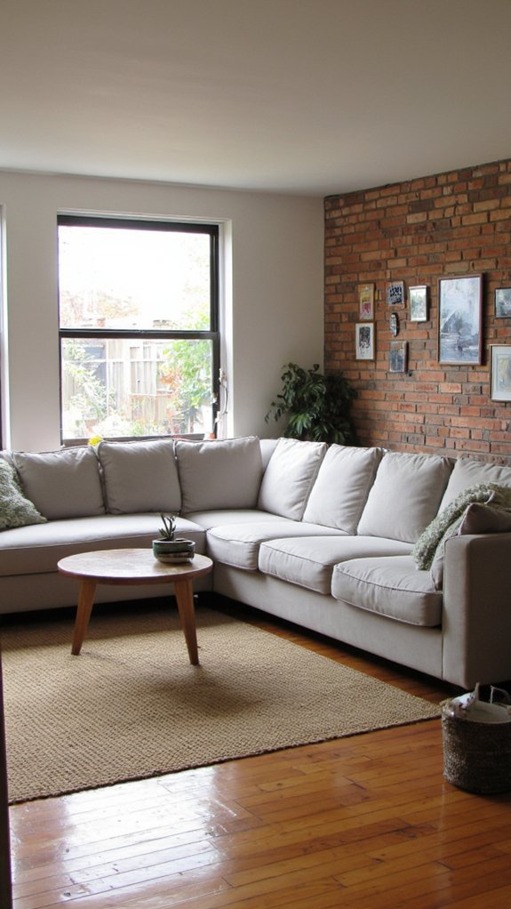 defined living area seating