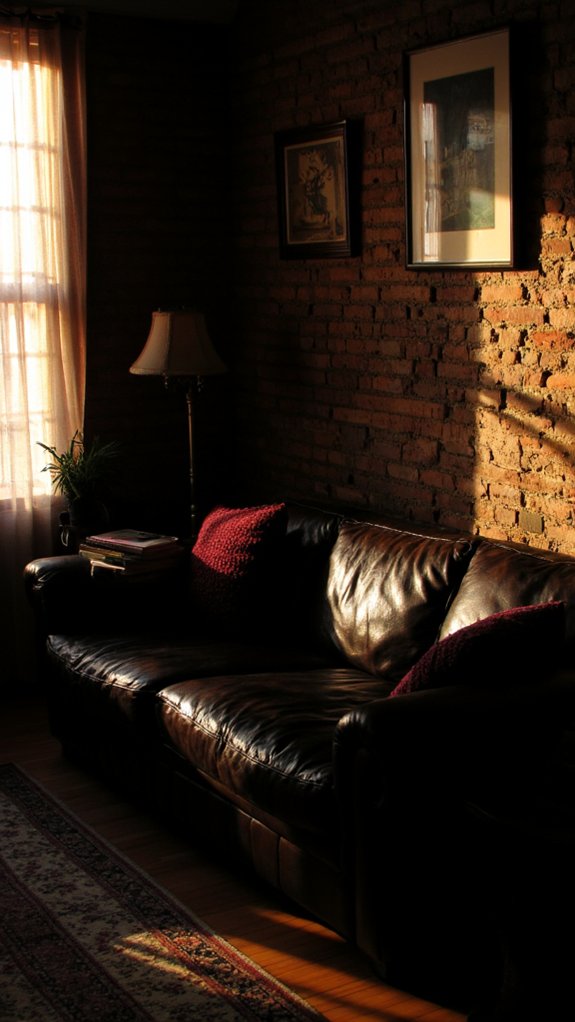 dramatic lighting enhances ambiance