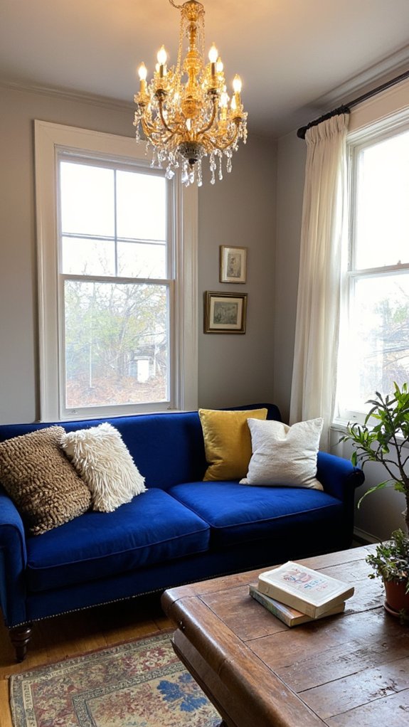 dramatic lighting enhances elegance