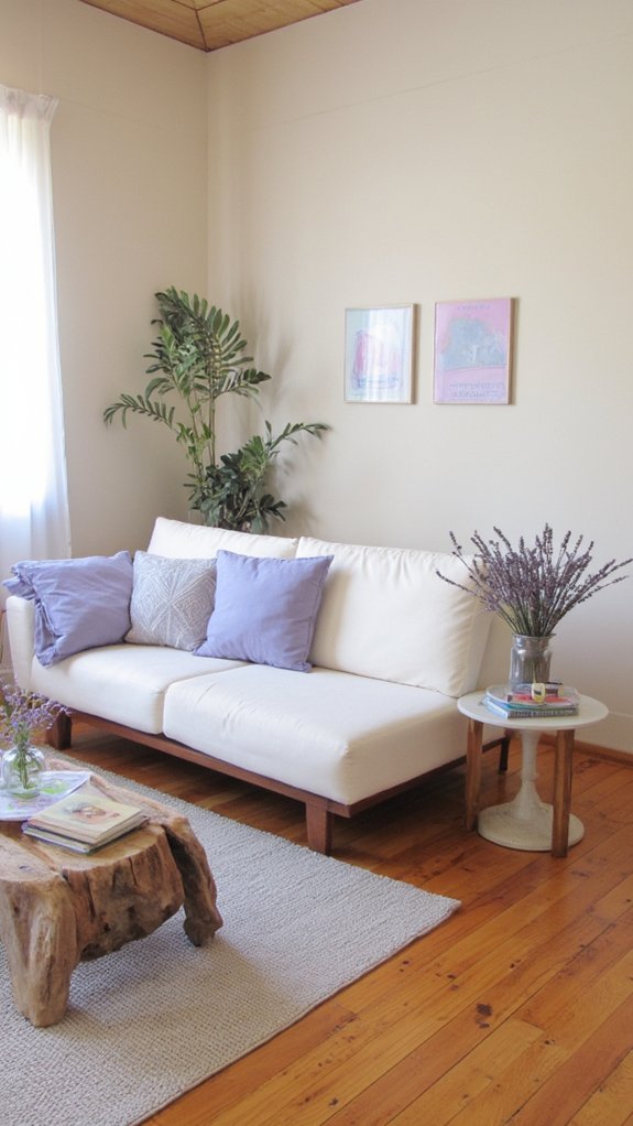 dreamy frosty lilac retreat