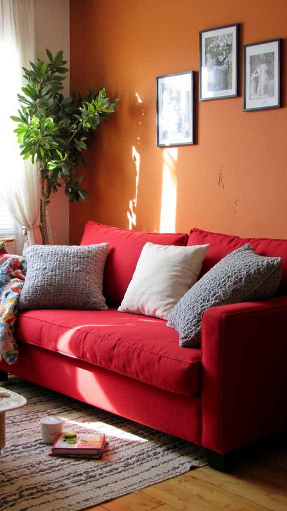 durable vibrant family sofa