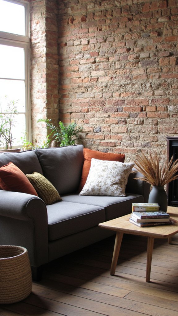 earthy accent pillows warmth