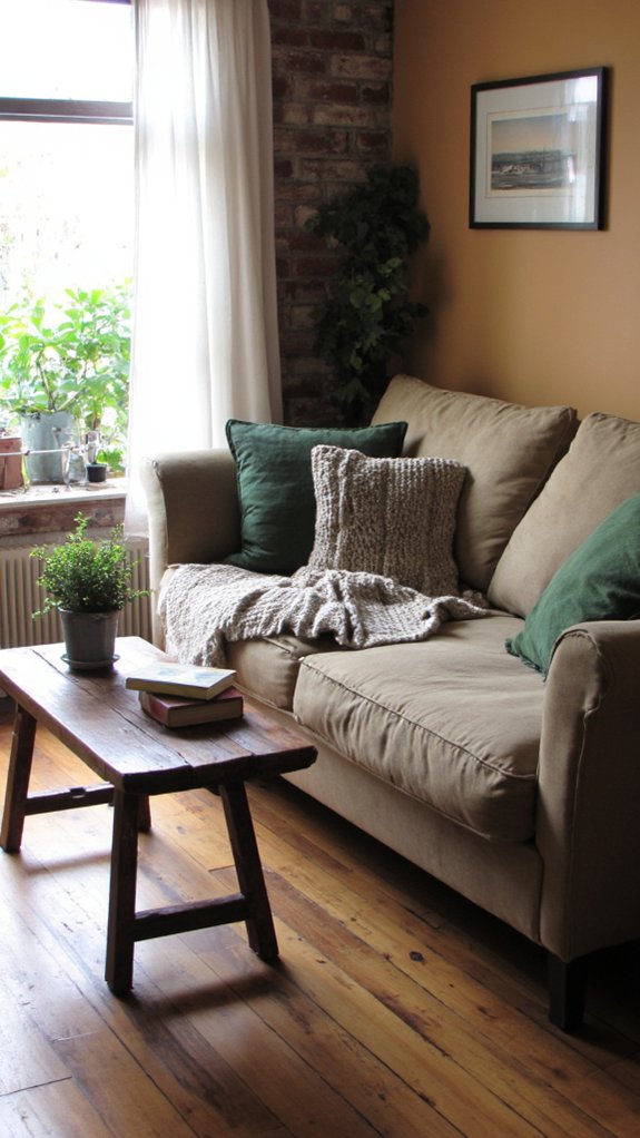 earthy green home accessories