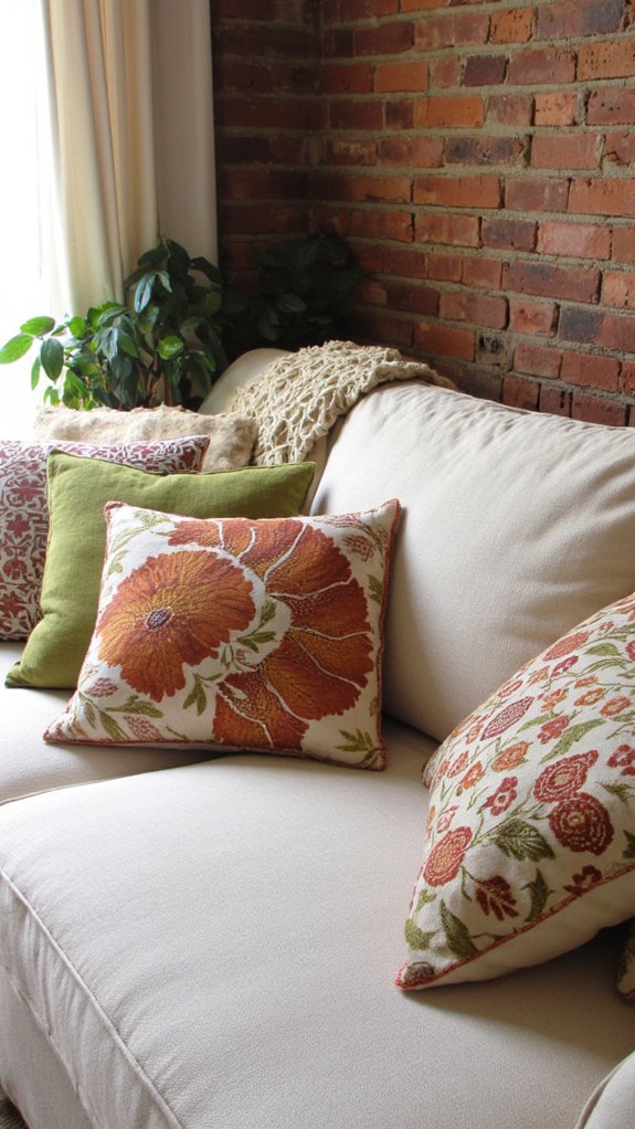 earthy tones create calm