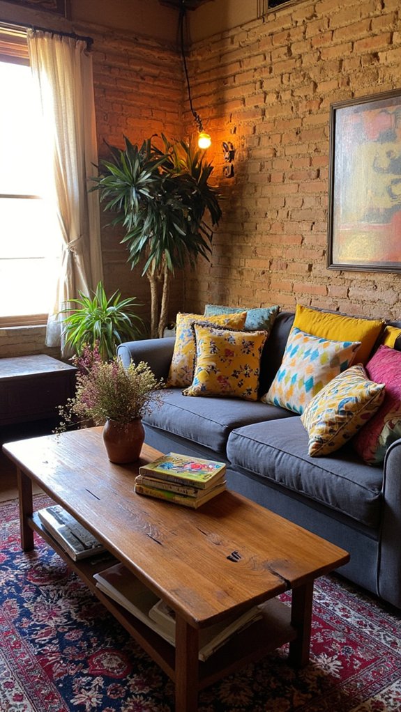 eclectic bohemian living room