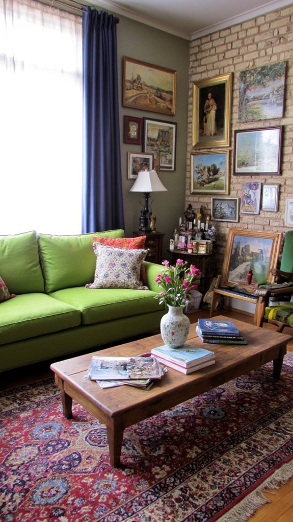 eclectic living room design