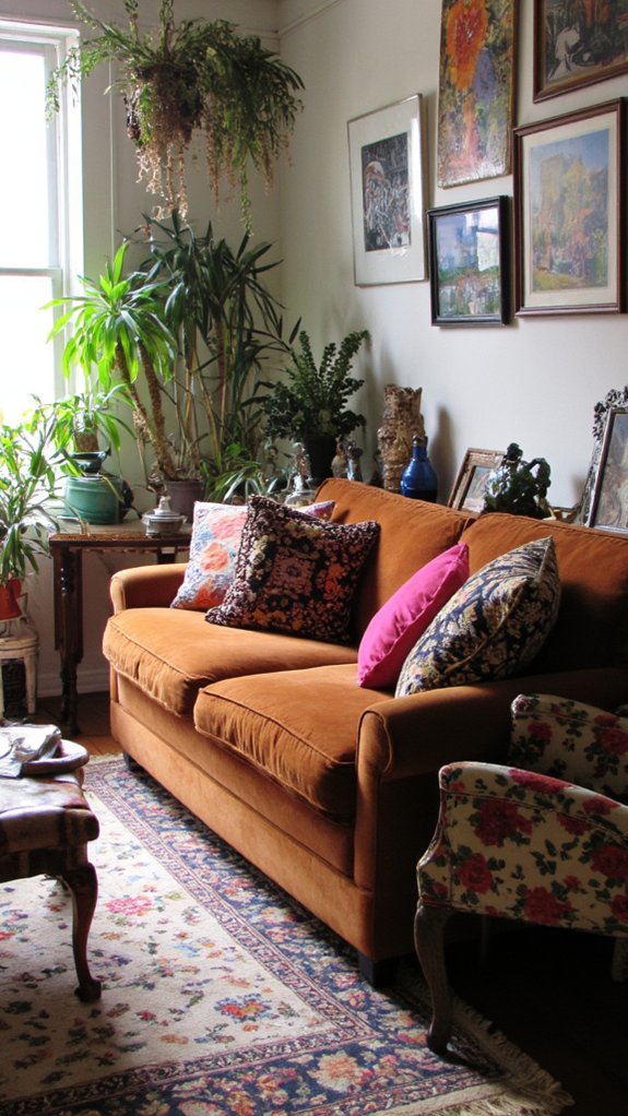 eclectic mismatched decor elegance